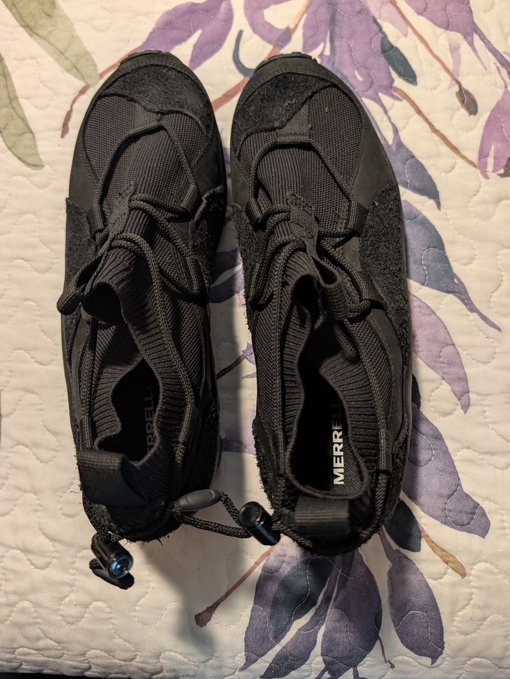 Merrell Men's Black Slip-On Trail Sneakers